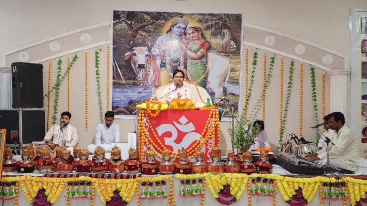 Shrimad Bhagwat Katha Gyan Yagya Commences At Sanatan Dharma Sabha's Satsang Bhawan In Chandigarh