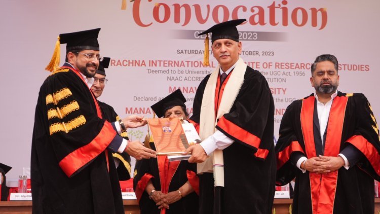 Manav Rachna Bids Farewell To Future Leaders At Its 2023 Convocation Ceremony